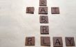 Cómo hacer Chocolate Scrabble azulejos