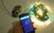 Teléfono control árbol de Navidad luces