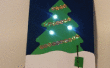 Tarjeta de árbol de Navidad de abrir y cerrar