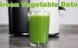 Verde receta de jugo de vegetales saludables desintoxicación