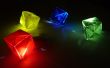 Cubos de origami brillante LED