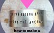 Cómo hacer un Metal estampado pulsera brazalete