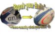 Reparar una bola dañada y actualícelo a una pelota de práctica para entrenamiento resistencia y fuerza