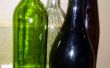 Cómo preparar botellas de vino para la elaboración de