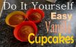 Cupcakes de vainilla fácil DIY