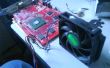 AMD CPU ventilador en una tarjeta de gráficos de PowerColor ATI Radeon X1650. 