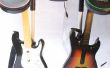 El hacha del estante: un stand de guitarra de bajo costo para banda de Rock