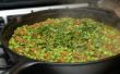 Keema (indio al curry de guisantes y carne roja picada)