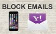 Bloquear mensajes de correo electrónico en Yahoo Mobile App