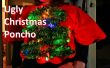 Encienden árbol de Navidad feo suéter/Poncho
