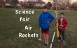 Cohetes de la feria aérea de ciencia