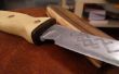 Knife and wood sheath