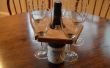 Hacer un soporte elegante Copa de vino de roble blanco