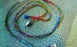 Como hacer auriculares coloridos con hilo