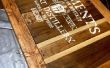 Whiskey Pallet Table