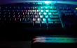 USB powered luz teclado