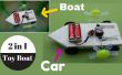 Cómo hacer un barco de juguete 2 en 1 (barco + coche) - juguete casero