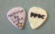 Picks de guitarra personalizado caseros