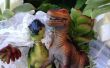 ¿Ambos aman unos a otros y los dinosaurios? Crea tu estilo Jurásico de pastel de boda con suculentas y los dinosaurios!!!! 