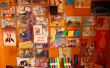 Chatarra/Tiny pared hecha de cajas de cinta de Cassete ('; '