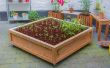 Metros cuadrados de jardín vegetal sobre ruedas