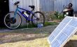 Bicicleta eléctrica de batería con Panel Solar de carga