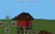 Casa de supervivencia de Minecraft fácil (bioma roble oscuro y seta)