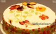 Simple Layer Cake con relleno receta de tarta de queso