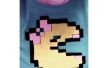 Apliques de fieltro de 8-bit'-Ms PacMan y fantasma