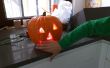 La más terrorífica, arduino powered, intermitente y gritando calabaza de halloween! 