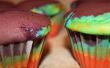 Cómo hacer Cupcakes arco iris impresionante
