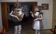 Cómo crear disfraces de halloween de robot. 
