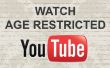Cómo ver edad restringido videos en Youtube