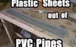 Lámina de plástico de tubos de PVC