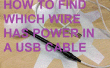 Cómo a encontrar hacia fuera que cable tiene en un USB CABLE de alimentación