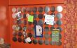 Tablero de la nota peculiar de la cara de botón / exhibición de la colección de Maganet / cenefa + Extra de crédito