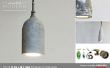Lámpara colgante concreto DIY modernos caseros