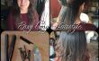 Peinado largo fácil usar una plancha alisa