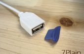 Enchufe USB polvo - hoja