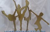 TUTORIAL: Los Juegos Olímpicos de patinaje silueta escultura de mujeres de hielo