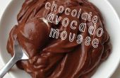 Mousse de aguacate chocolate