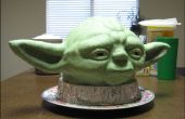 Pastel de cabeza de Yoda