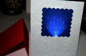 LED fundido tarjetas de Navidad
