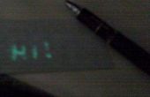 Hacer que un LED touch pen y UV sensible superficie de escritura