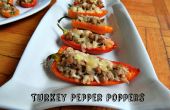 Turquía Pepper Poppers