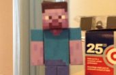 Estatua de Minecraft de papel