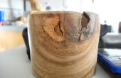 Reciclar madera de pallet en arte dado vuelta