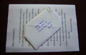 Libre sobres carta envío (origami Snail-Mail)