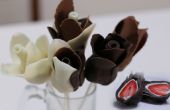 Cómo hacer rosas de fresa Chocolate (perfecto para el día de San Valentín)
