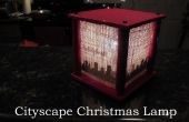 Lámpara de Navidad paisaje urbano